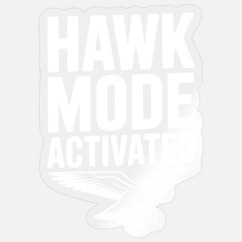 Hawk-Modus aktiviert Sticker Größe S (10 x 10 cm)