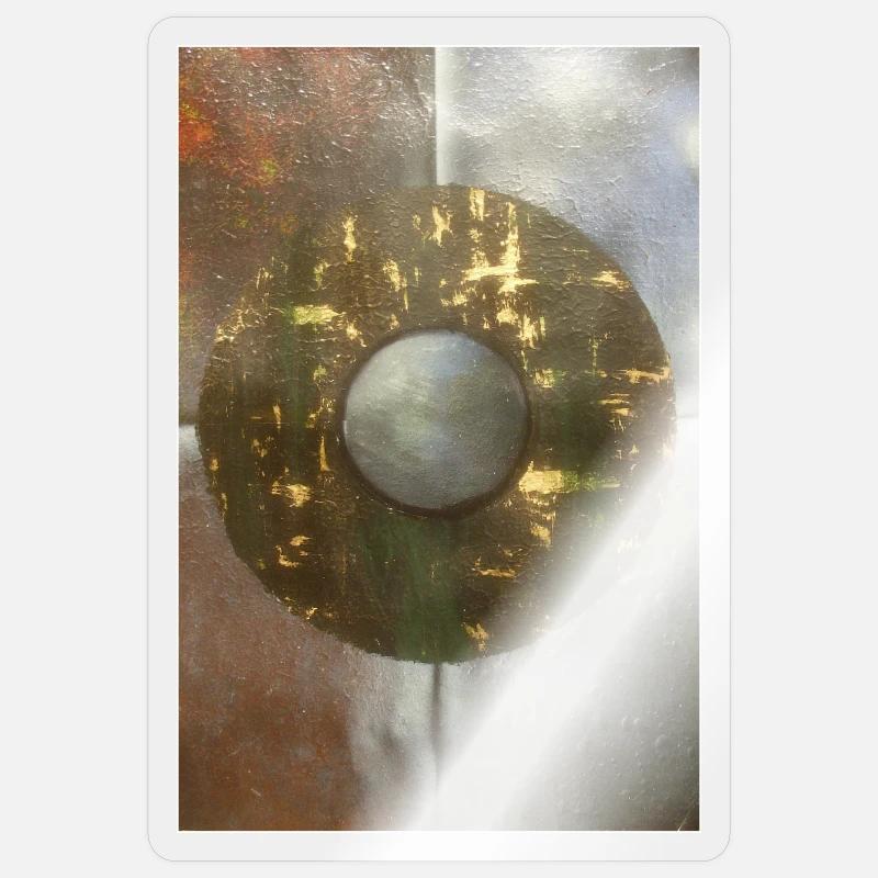 4Elemente - Sticker taille S (10 x 10 cm) - brillant transparent