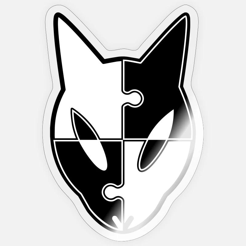 Puzzled Ekuroeil Sticker taille S (10 x 10 cm)