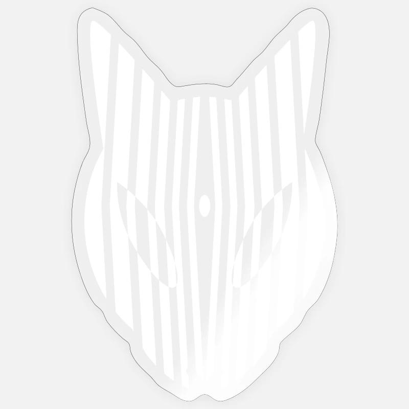 Dopplekuroeil - Sticker taille S (10 x 10 cm) - brillant transparent