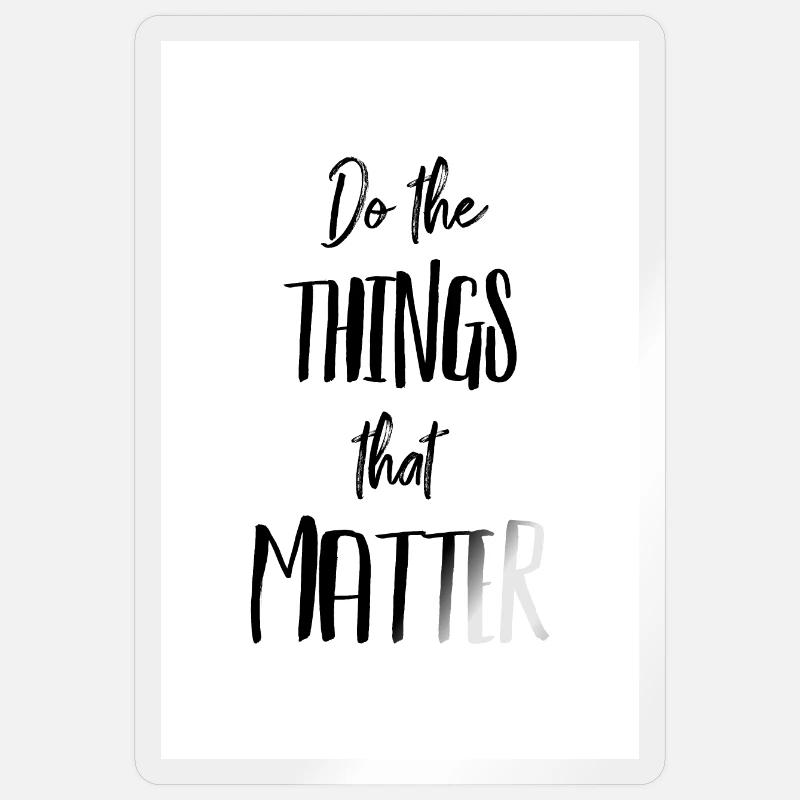 Faites la conception de l’affiche THINGS that MATTER Sticker taille S (10 x 10 cm)
