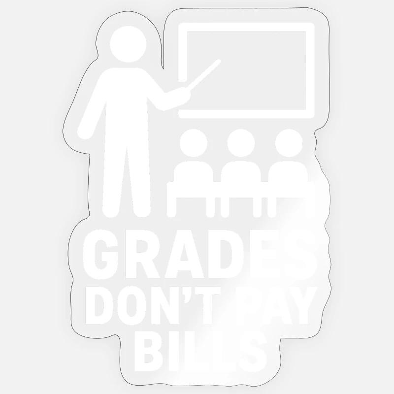 Devis minimaliste pour les notes et les factures Sticker taille S (10 x 10 cm)