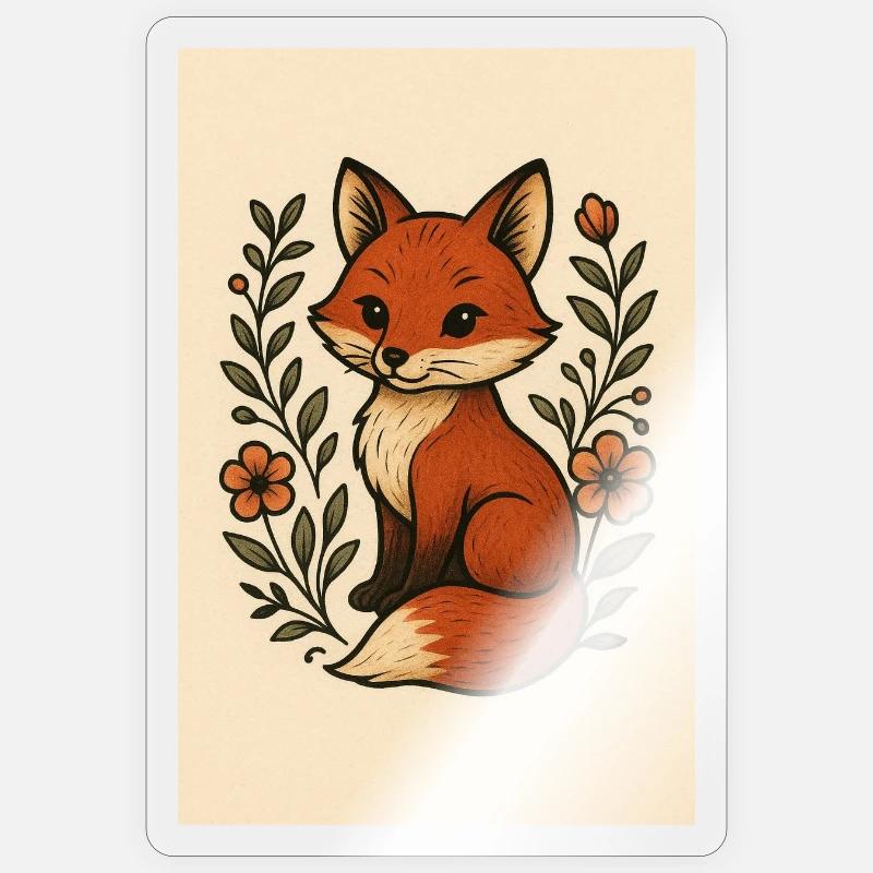 Large tortoiseshell - Sticker size S (10 x 10 cm) - transparent glossy
