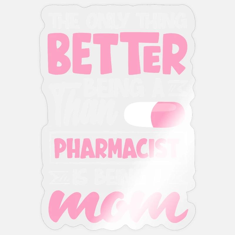 Apotheker Pharmazeutisch-technischer - Sticker Größe S (10 x 10 cm) - Transparent glänzend