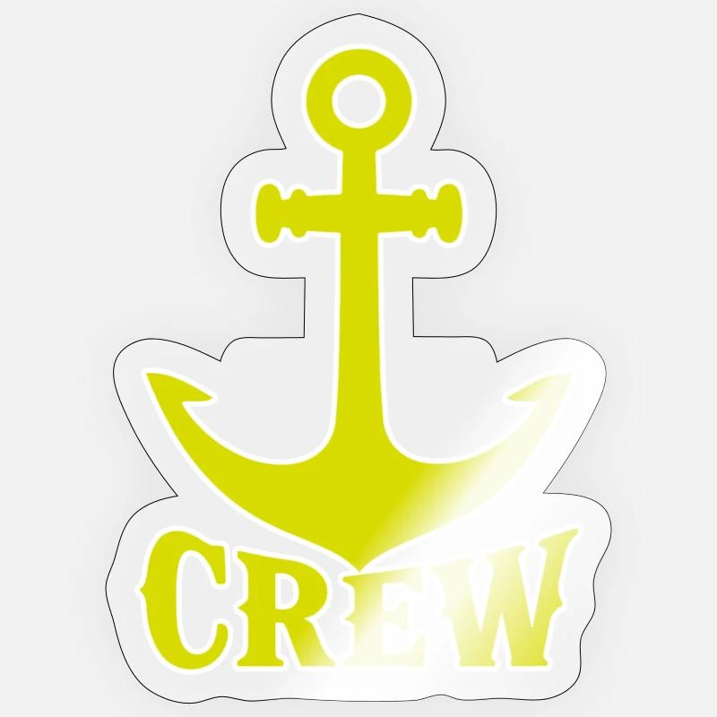 Anchor Crew Logo Sticker size S (10 x 10 cm)