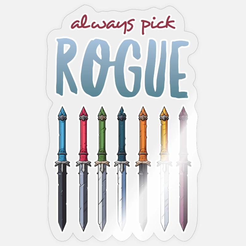 Always Pick Rogue Sticker size S (10 x 10 cm)