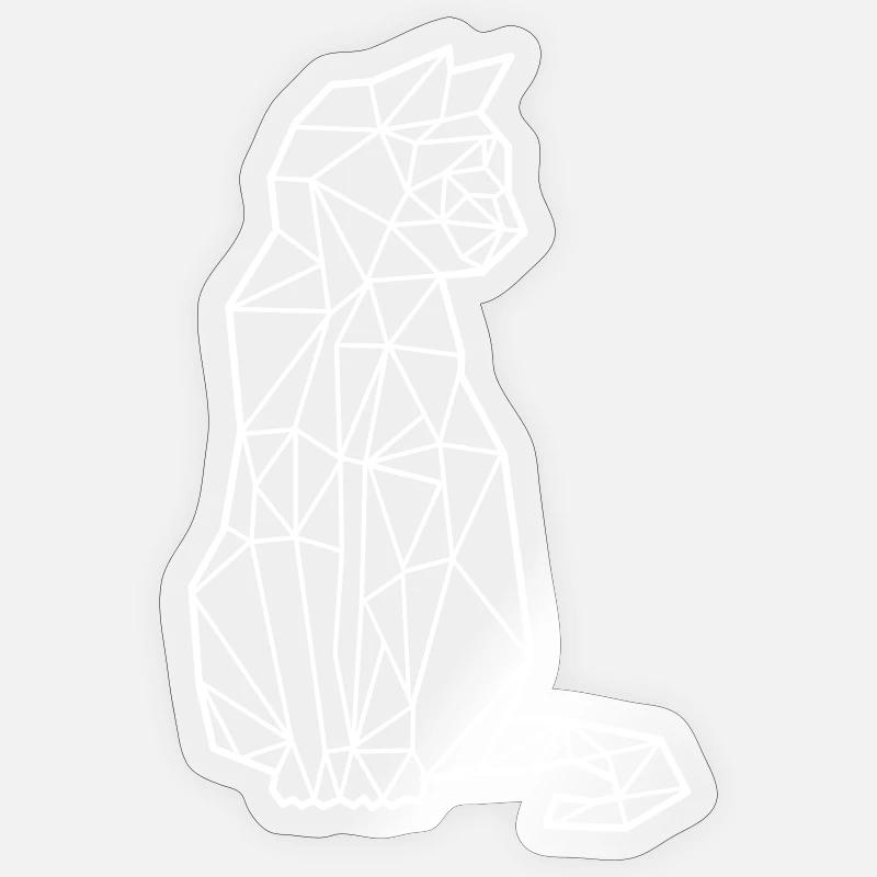 Cat Kitten - Sticker size S (10 x 10 cm) - transparent glossy