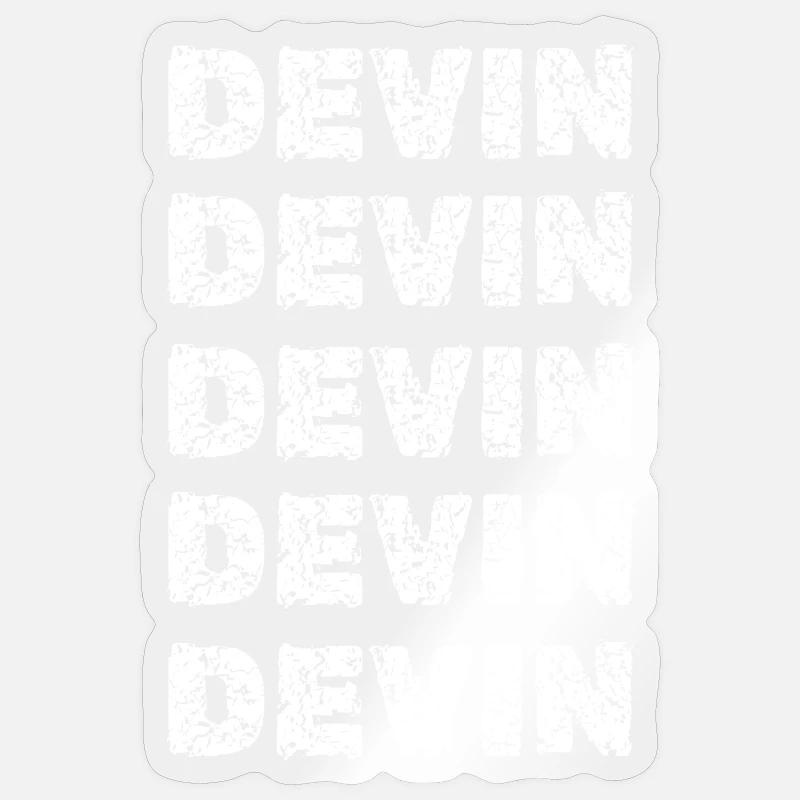Devin als Devin Sticker Größe S (10 x 10 cm)