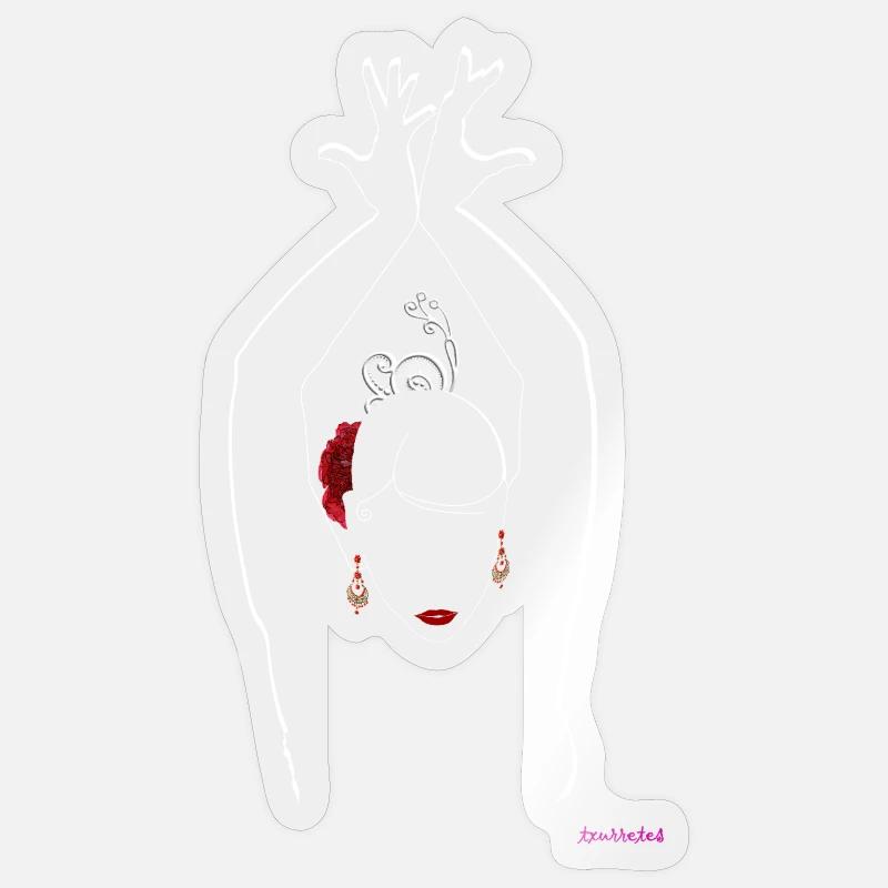 Flemish - Sticker size S (10 x 10 cm) - transparent glossy