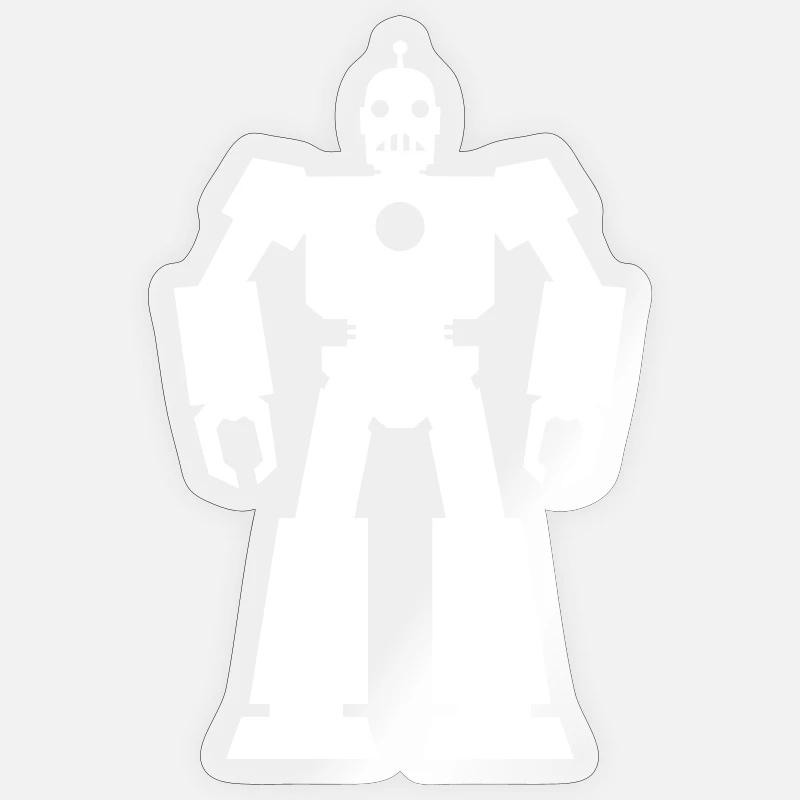 Robots – AI Technology Sci-Fi Nerd Design Sticker size S (10 x 10 cm)