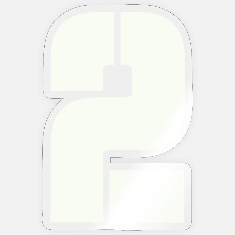 2 - Sticker size S (10 x 10 cm) - transparent glossy