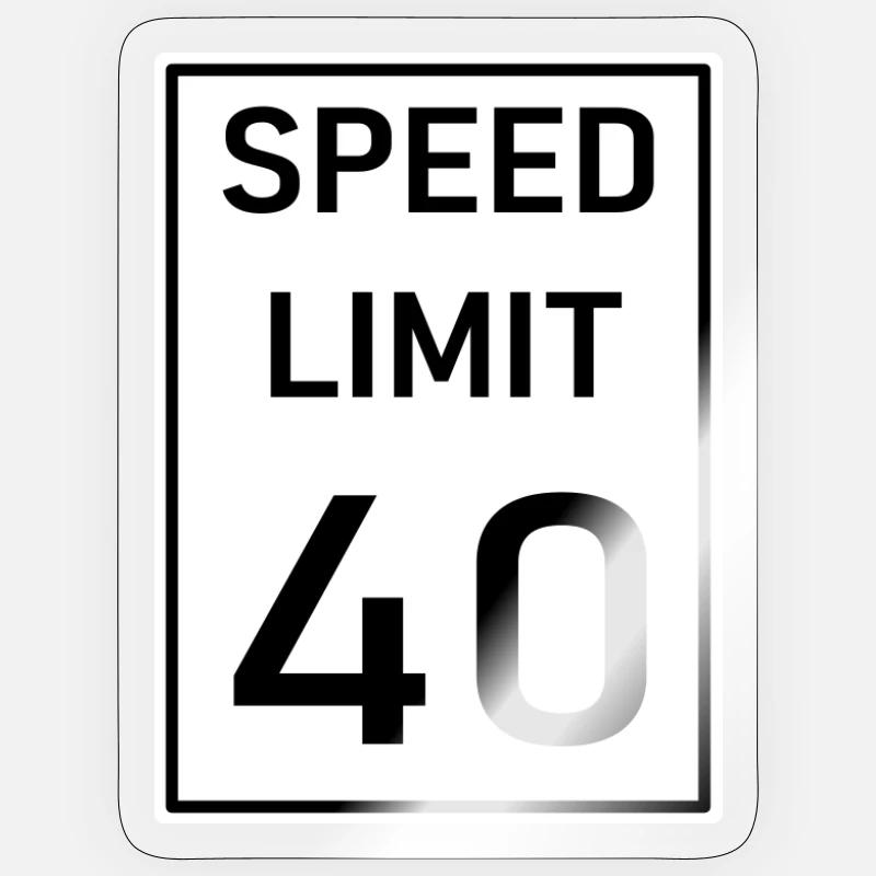 40 - Sticker taille S (10 x 10 cm) - brillant transparent