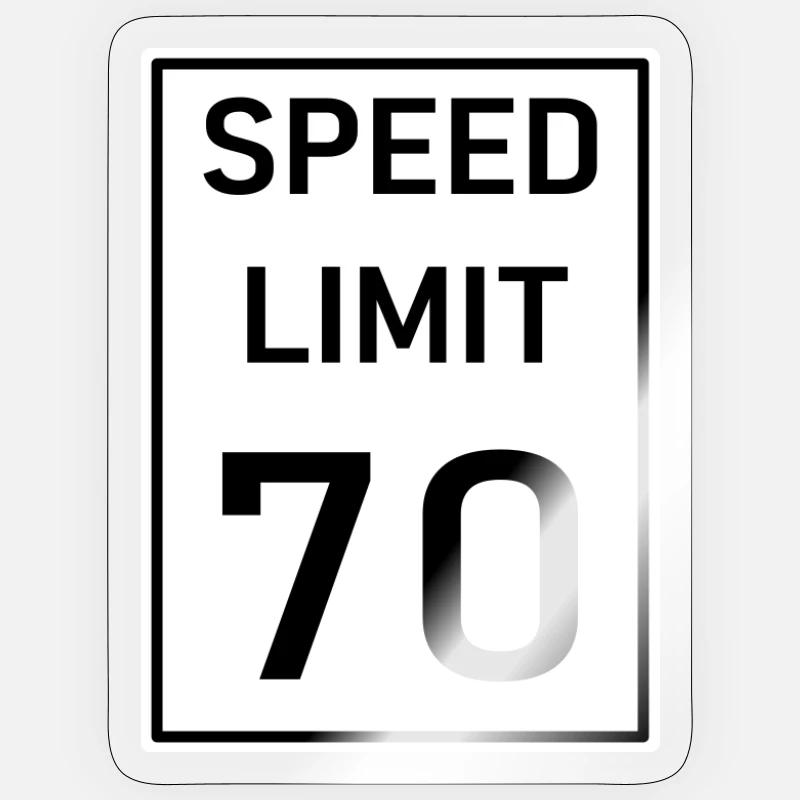 70 - Sticker taille S (10 x 10 cm) - brillant transparent