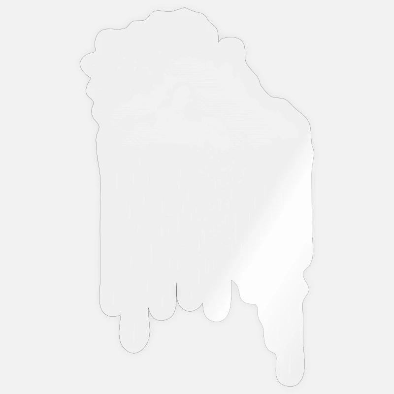 Rain clouds Sticker size S (10 x 10 cm)