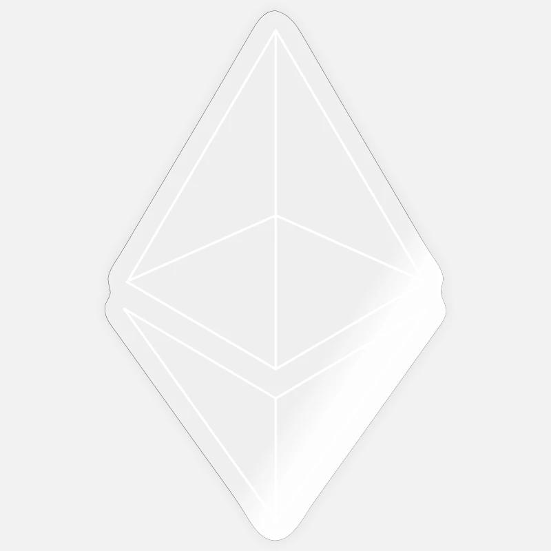 Ether - Sticker Größe S (10 x 10 cm) - Transparent glänzend