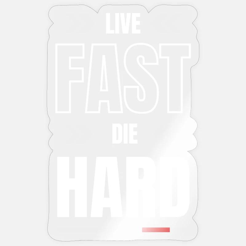 LFDH EP TShirt Noize-Maker - Sticker Größe S (10 x 10 cm) - Transparent glänzend