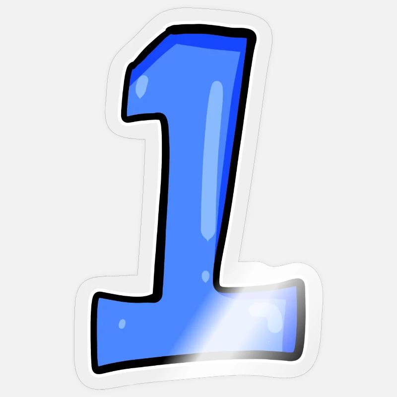 1 - Sticker taille S (10 x 10 cm) - brillant transparent