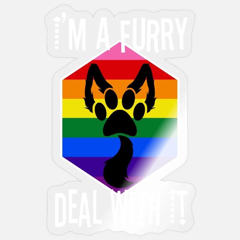 Je suis un plâtre avec ça - Sticker taille S (10 x 10 cm) - brillant transparent