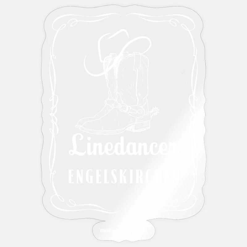Linedancer Engelskirchen Old Time Linedance Shirt Sticker Größe S (10 x 10 cm)