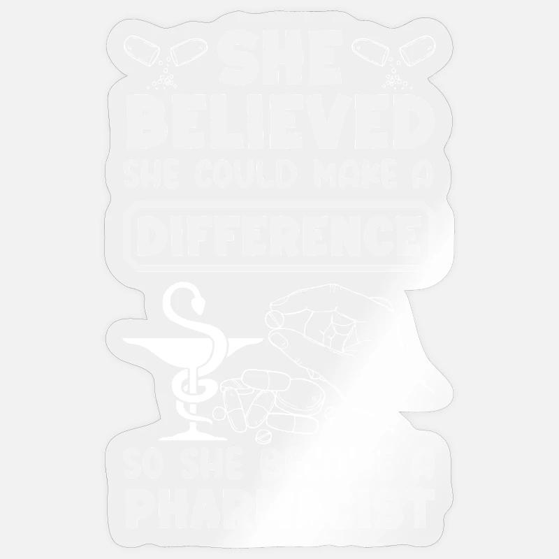 Pharmacist Pharmaceutical Technical Sticker size S (10 x 10 cm)