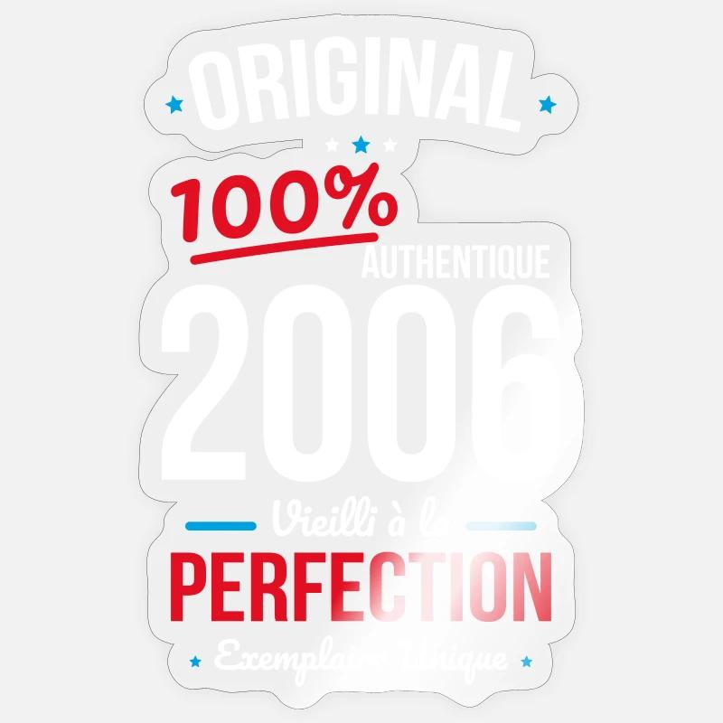 2006 – Original – Unique copy - Sticker size S (10 x 10 cm) - transparent glossy