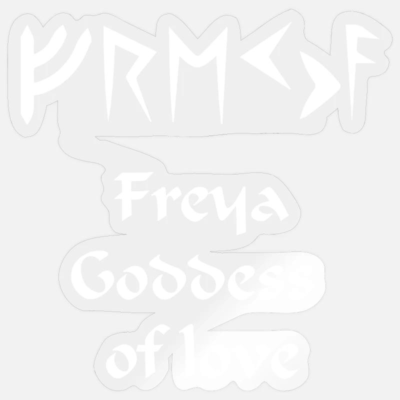 Freya déesse de l'amour Sticker taille S (10 x 10 cm)