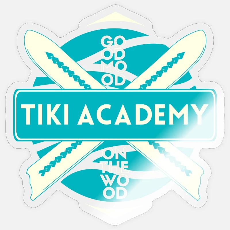 Tiki Academy Sticker size S (10 x 10 cm)