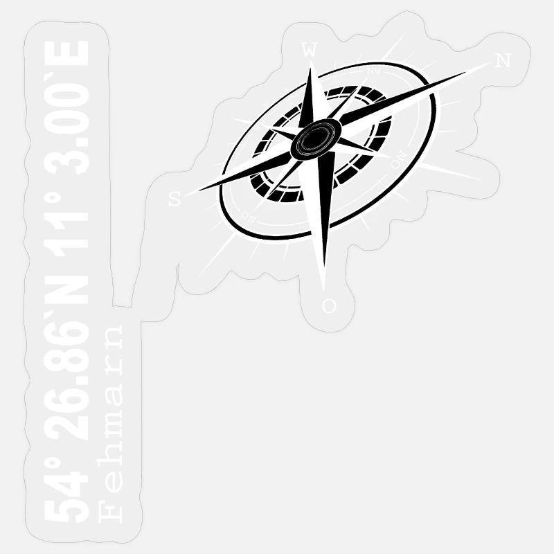 Fehmarn Sticker Größe S (10 x 10 cm)