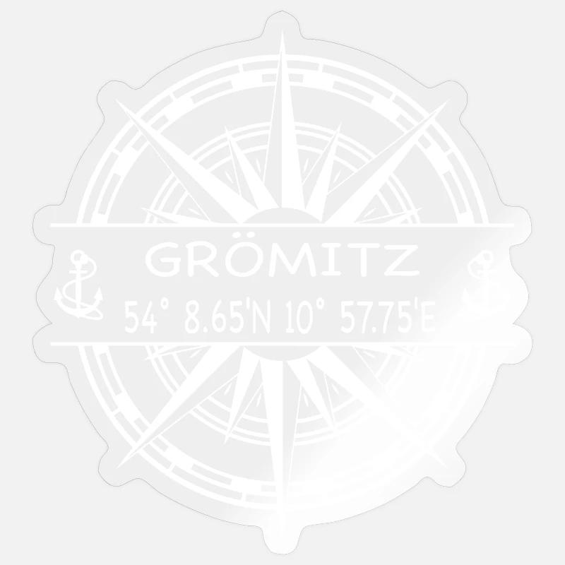 Grömitz Sticker Größe S (10 x 10 cm)