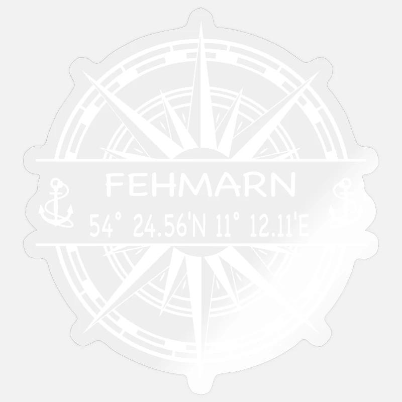 Fehmarn Sticker Größe S (10 x 10 cm)