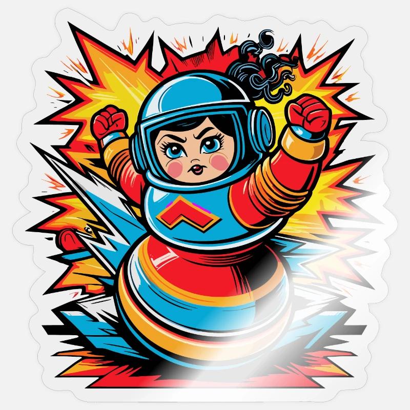 Sticker taille S (10 x 10 cm) - 