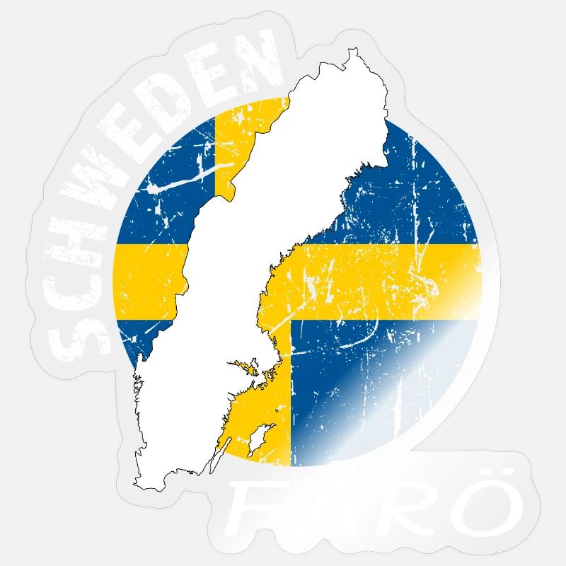 Faro - Sticker taille S (10 x 10 cm) - brillant transparent
