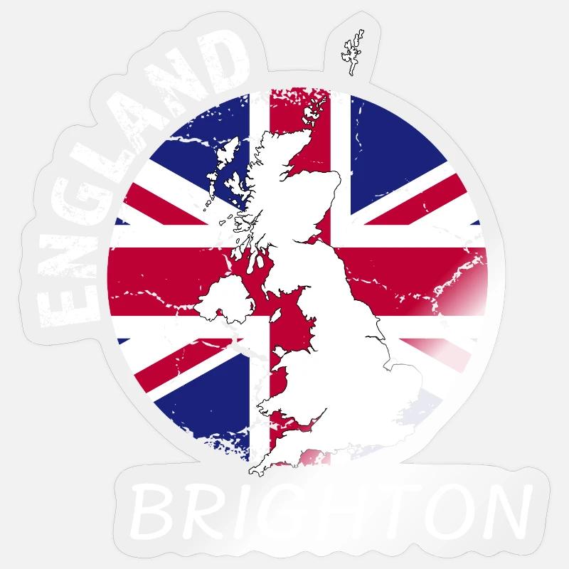 Brighton Sticker size S (10 x 10 cm)