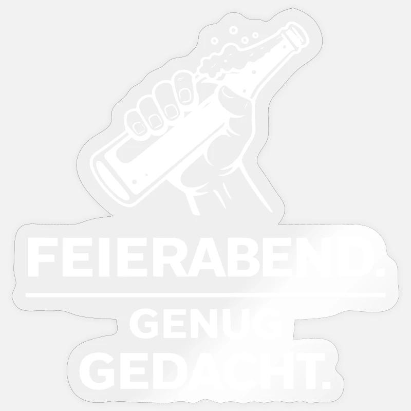 C’est l’heure de fermer. Assez réfléchi. Sticker taille S (10 x 10 cm)