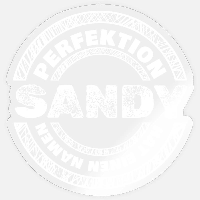 Sandy Sandy - Sticker size S (10 x 10 cm) - transparent glossy