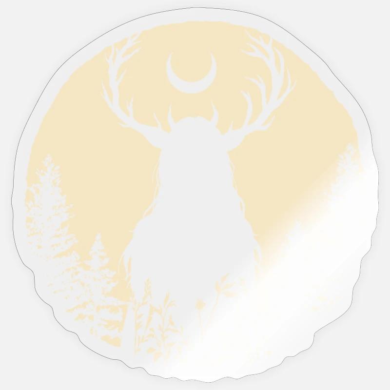 Moon Witch Moonwitch Sticker size S (10 x 10 cm)