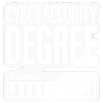Cybersecurity Student Engineer Cyber Security - Sticker size S (10 x 10 cm) - transparent glossy - Front