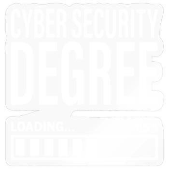 Cybersecurity Student Engineer Cyber Security - Sticker size S (10 x 10 cm) - transparent glossy - Front