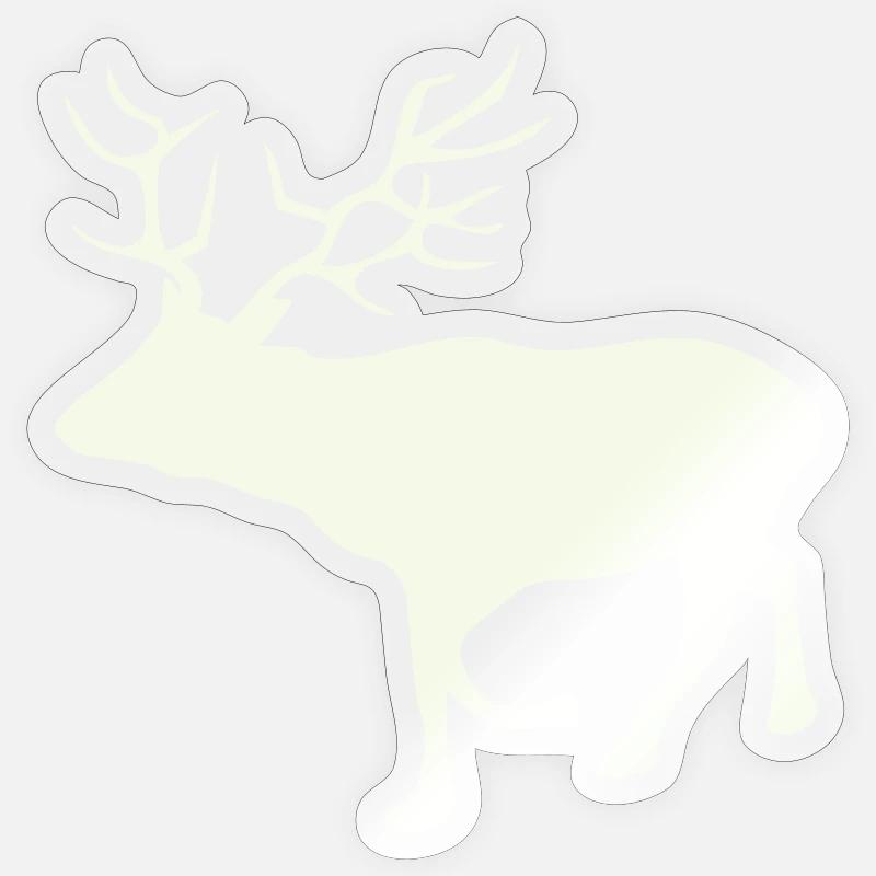 Deer Roe Deer Sticker size S (10 x 10 cm)
