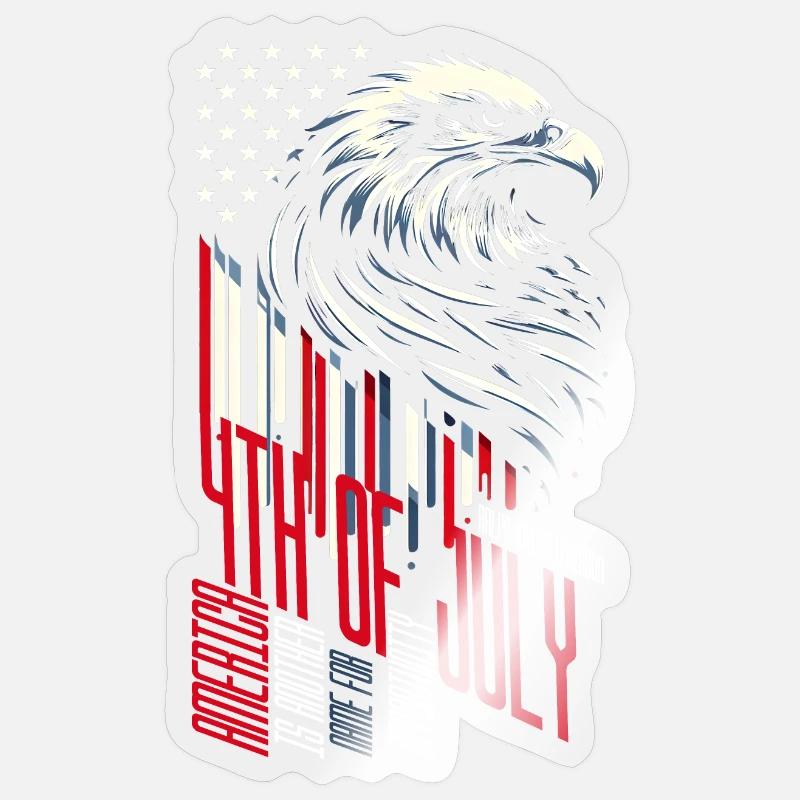 4. JULI AMERIKA IST EIN WEITERER NAME DER CHANCE Sticker Größe S (10 x 10 cm)