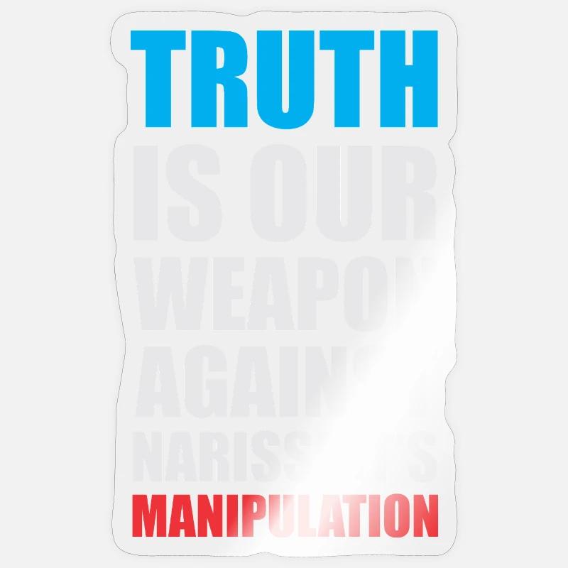 Renforcer la conception de bulles de dialogue de vérité Sticker taille S (10 x 10 cm)