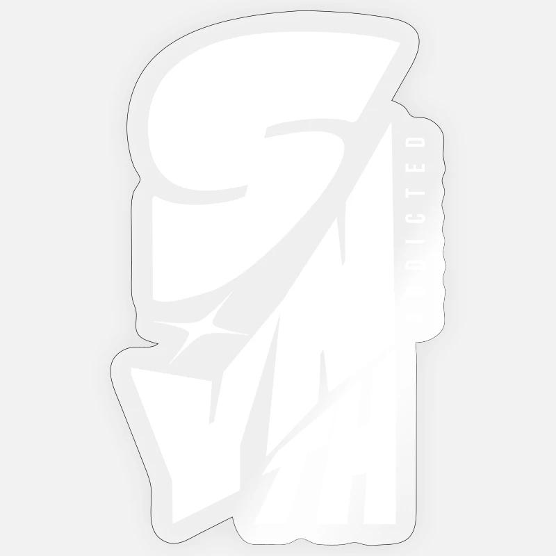 Synth Addicted Synthesizer Modular Sticker size S (10 x 10 cm)