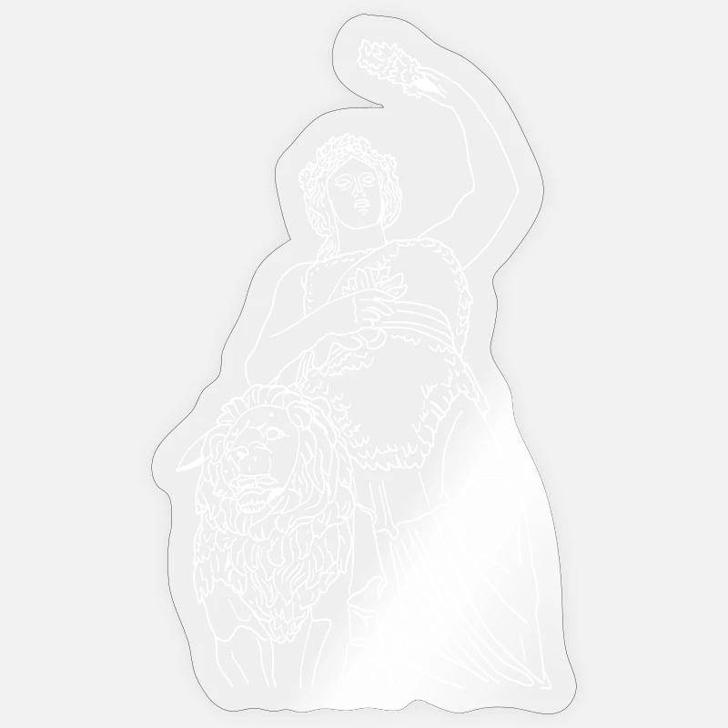 Bavière Munich - Sticker taille S (10 x 10 cm) - brillant transparent