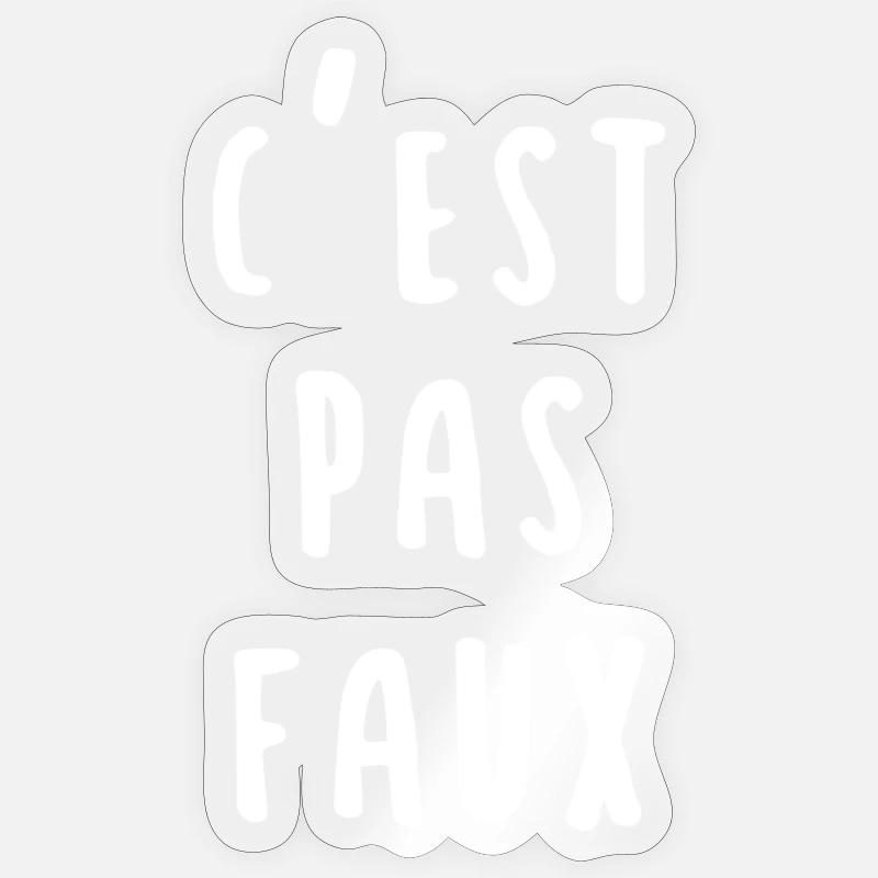 QUOTE IT'S NOT WRONG BLACK Sticker size S (10 x 10 cm)