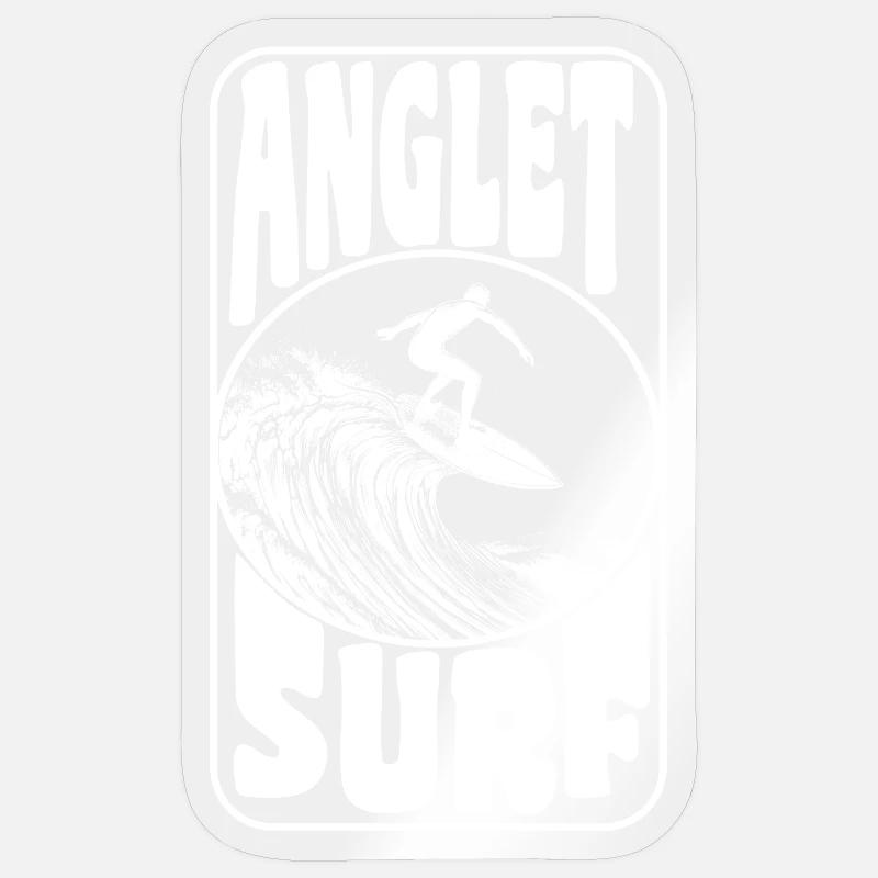 ANGLET - Sticker size S (10 x 10 cm) - transparent glossy