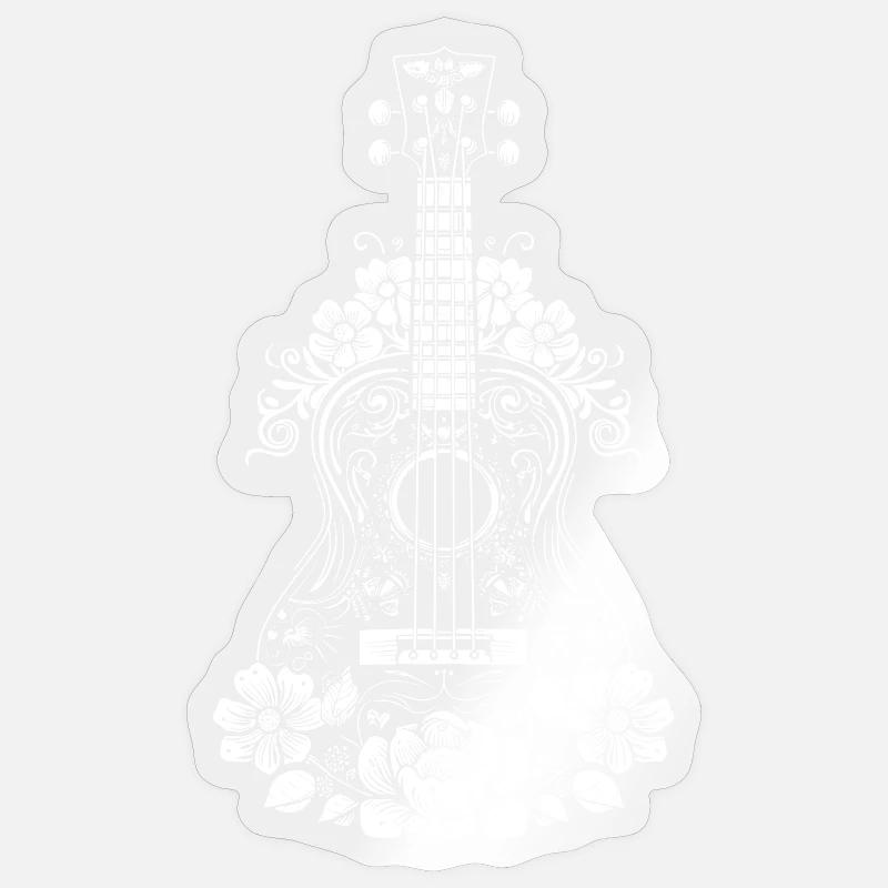 Ukulele Comic Style Sticker size S (10 x 10 cm)