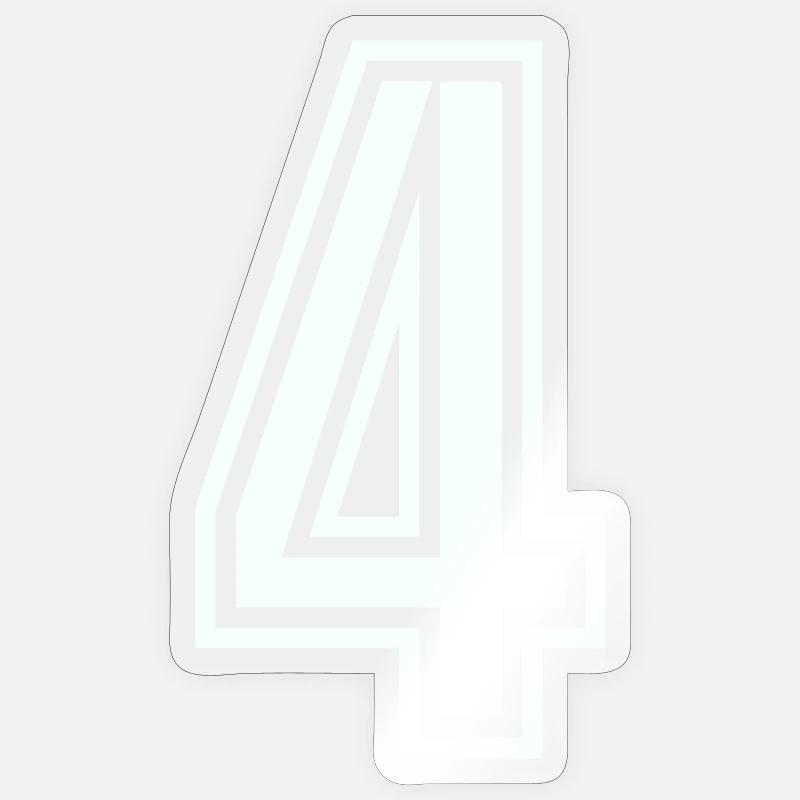 4 - Sticker taille S (10 x 10 cm) - brillant transparent