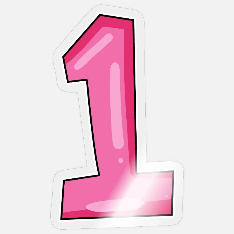 1 - Sticker taille S (10 x 10 cm) - brillant transparent