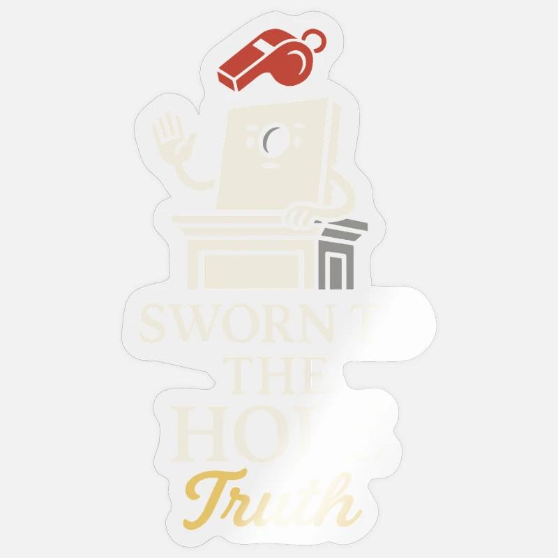 Cornhole Refere Official Referee Sticker size S (10 x 10 cm)