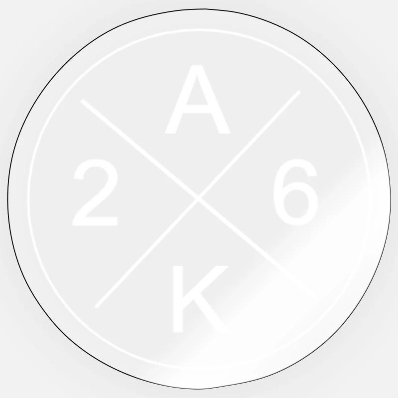 Abi - AK26 Spruch - Sticker size S (10 x 10 cm) - transparent glossy
